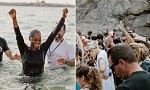 Evangélisation - Plus de 4 000 personnes baptisées sur une plage aux États-Unis : 