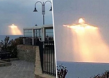 Des nuages forment l'image de Jésus en Italie et la photo devient virale