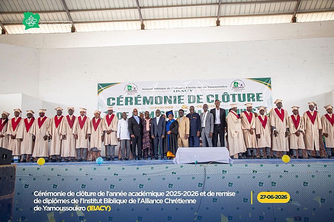 Yamoussoukro : l'IBACY envoie une nouvelle génération de serviteurs appelés à dire non à la médiocrité et oui à l'excellence