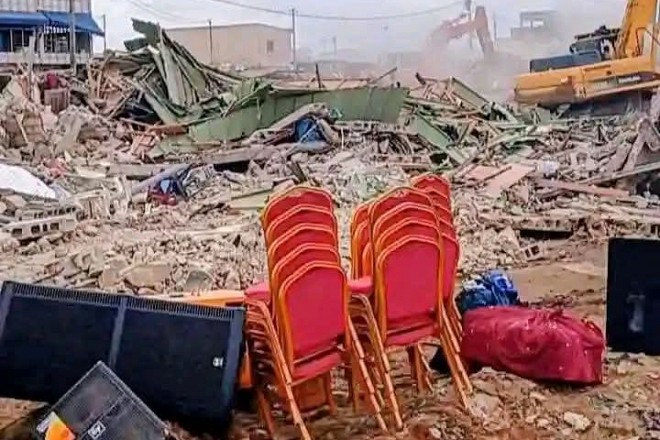 Larmes et consternation après la démolition d'un temple évangélique à Abidjan